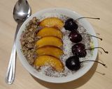 Φωτογραφία βήματος 2 της συνταγής Smoothie bowl κεράσι και αμυγδαλοβούτυρο