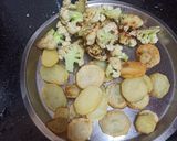 गोभी आलू की सब्जी कढ़ाई में रेसिपी चरण 2 फोटो