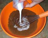Chocolate candy cake recipe step 2 photo