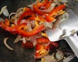 A picture of step 2 of Spicy veg Maggi magic masala pasta.