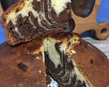 Foto del paso 6 de la receta: Torta cebra, chocolate y vainilla