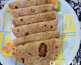 A picture of step 3 of Multigrain Rotis or Chapatis.