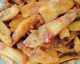Fried sweet potatoes and saucematakin girki4 hoto