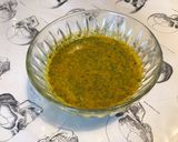 Une image de l'étape 5 de Marinade à la moutarde croquante,curcuma,citron et persil.