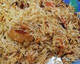 A picture of step 6 of White chicken biryani.