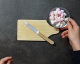 Une image de l'étape 4 de Saucisson au chocolat et chamallows.
