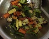 A picture of step 5 of Sauted Vegetables.
