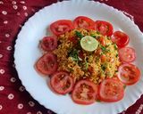 टोमॅटो भात (Tomato bhat recipe in marathi) रेसिपी स्टेप 8 फोटो 