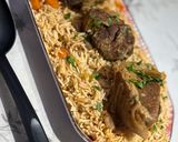 صورة لخطوة 2 من وصفة طاجن أرز باللحم البقري