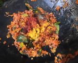 A picture of step 1 of Farsan curry.