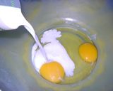 Foto del paso 1 de la receta: Bizcochuelo de naranjas y peras