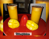 A picture of step 4 of Mango smoothie.