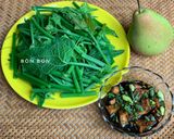 Hình bước làm 3 của món Đọt Su Luộc Chấm Kho Quẹt Chay