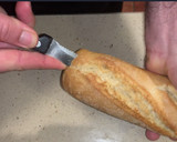 Foto del paso 2 de la receta: Bocadillo de lacón con queso y mostaza