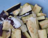 Foto langkah ke 2 dari resep Terong cah ayam kembang tahu,.