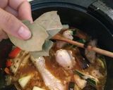 Foto del paso 5 de la receta: Pollo al jugo con verduras en olla de presión 🍗🍆