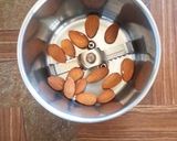 A picture of step 1 of Rose Almond Lassi.