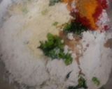 A picture of step 1 of Leftover rice tikki.