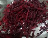 A picture of step 1 of Beetroot and sesame seeds Kebab.