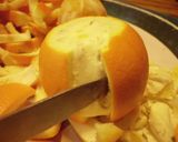Foto del paso 3 de la receta: Cáscaras de Naranjas confitadas