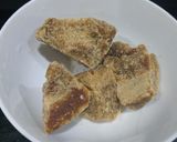 Hình bước làm 1 của món Bánh lăn (bánh da)