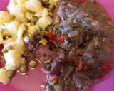 Foto del paso 6 de la receta: Pollo al verdeo en disco de arado!!