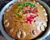A picture of step 7 of Plum cake -loaded with dry fruits (soaked in red grapes juice).