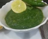 A picture of step 4 of Pudina & Peanut Chutney.