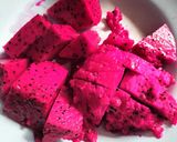 Foto langkah ke 1 dari resep Puding Buah Naga.