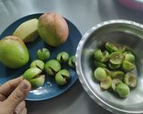 A picture of step 1 of Gunda Keri nu athanu😋.