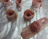 Foto del paso 2 de la receta: Rollos de beicon rellenos