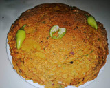 A picture of step 4 of Besan ki roti.