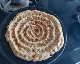 A picture of step 5 of Rajasthani roti.