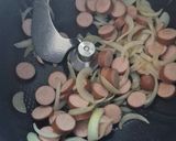 Une image de l'étape 1 de One pot pasta Knacki au Cookeo infinity.