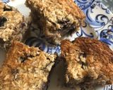 A picture of step 7 of Berry and coconut squares - with a vegan option.