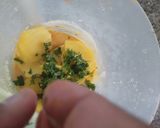 A picture of step 5 of Bhajia with rice flour.