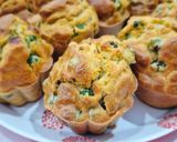 Une image de l'étape 6 de Muffins aux petits pois et cabecou.