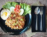 Foto langkah ke 3 dari resep Nasi Goreng Pete.