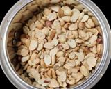 A picture of step 1 of Groundnut laddu.