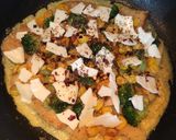 A picture of step 6 of Broccoli stuffed Omelette.