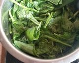A picture of step 1 of Palak Paneer Paratha.