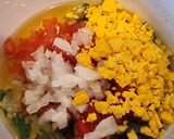 Foto del paso 6 de la receta: Chinchos en adobo con cachelos y vinagreta de huevo y tomate