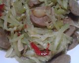 Foto langkah ke 4 dari resep Tumis labu bakso.