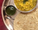 A picture of step 4 of Bottle gourd and Split Bengal Gram curry (Jain style).
