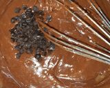 A picture of step 2 of Choco Chips Muffins no egg no butter no milkmaid.