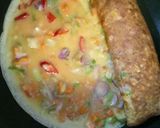 Foto langkah ke 5 dari resep Gyeran-mari ¦ Korean egg roll (Using round pan).