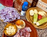 Une image de l'étape 1 de Tajine de viande de chèvre.