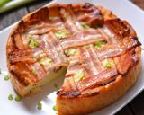 Tojásos, baconos reggeli pite recept fázis 7 fotója