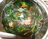 Hình bước làm 2 của món Canh cua rau dền