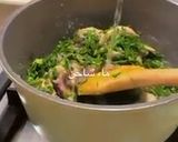 صورة لخطوة 3 من وصفة شوربة السبانخ بالفطر